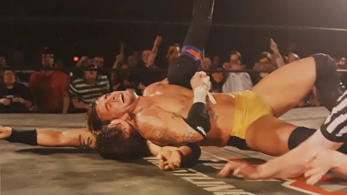 Cm punk death before dishonor 2005 pinning austin aries